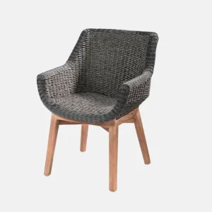 Black Soft Chair 4 Legs