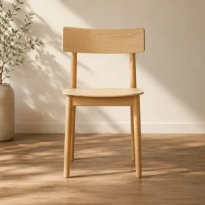 Klipsch Scandinavian Wooden Dining Chair Detailed Action Hover Image